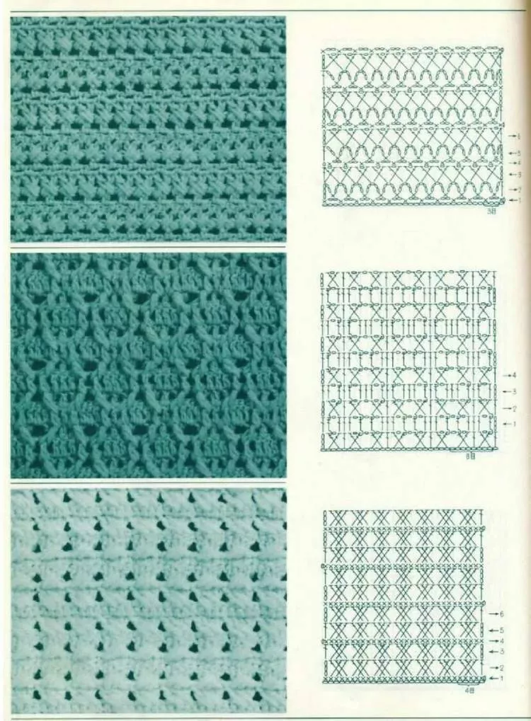 Вязание простых узоров спицами и крючком - схемы для начинающих с описанием вязания простых красивых, ажурных узоров