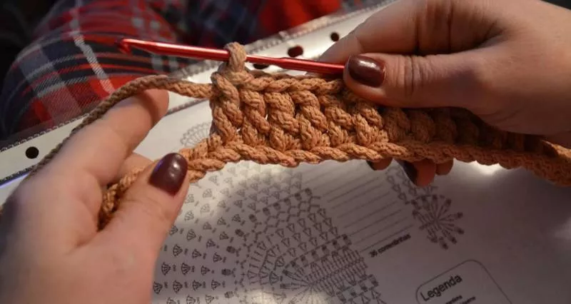 Вязание шнуров крючком - мастер-классы для начинающих и схемы вязания мастер-классы для начинающих и схемы вязания полиэфирного и хлопкового шнура крючком