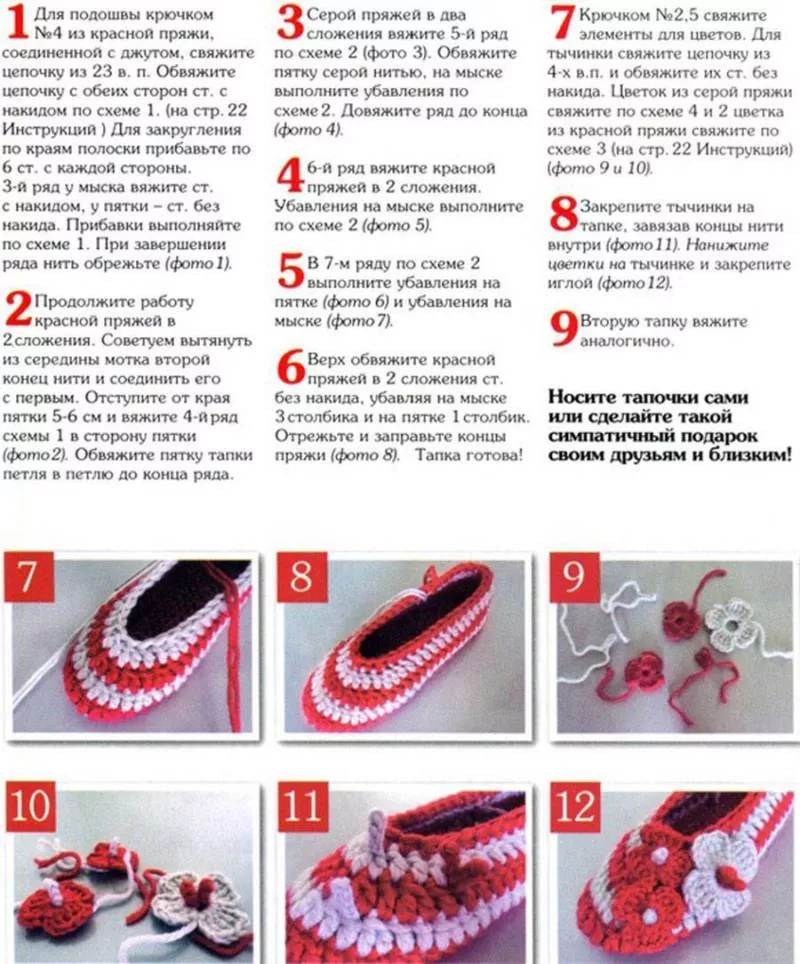 Вязание следков спицами - пошаговые схемы для начинающих с описанием вязания простых следков на двух спицах