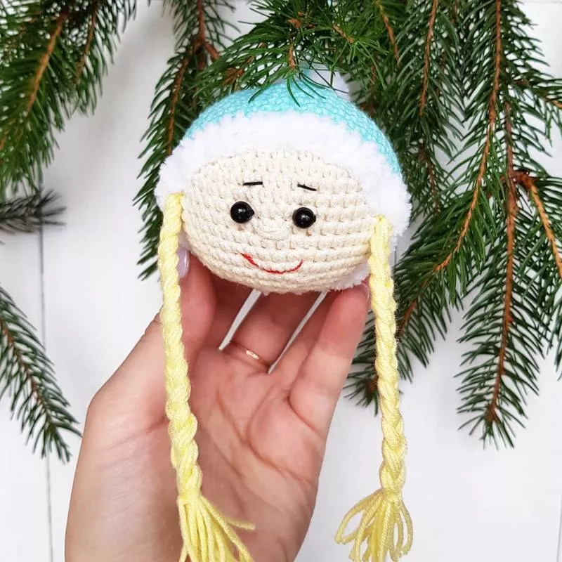 Вязаные новогодние игрушки - схемы с описанием вязания новогодних елочных игрушек крючком