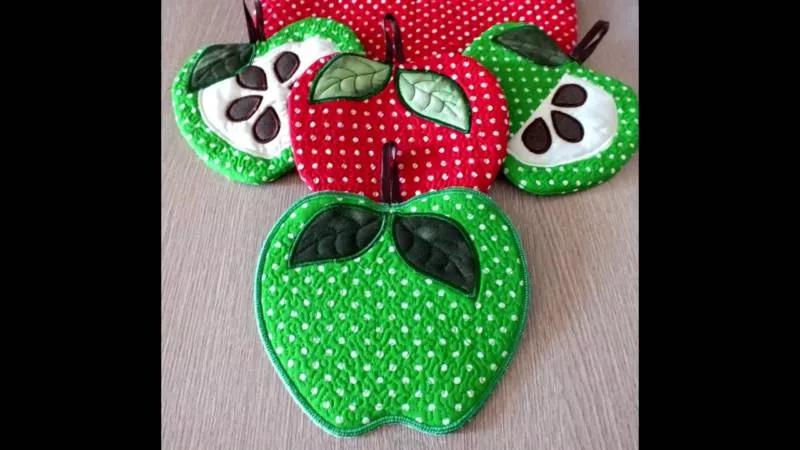 Выкройка прихватки своими руками (113 фото): шьем кухонные прихватки в натуральную величину из джинсов и лоскутов ткани