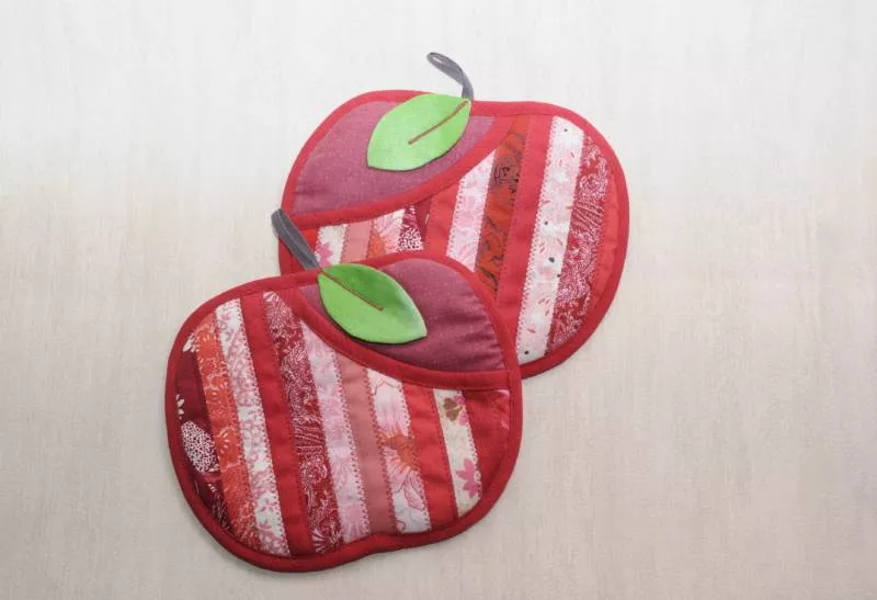 Выкройка прихватки своими руками (113 фото): шьем кухонные прихватки в натуральную величину из джинсов и лоскутов ткани