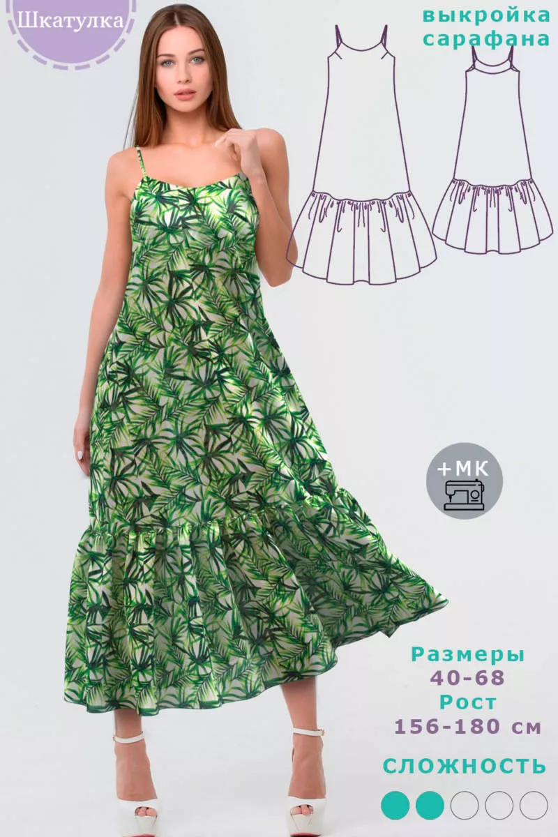Выкройка сарафана своими руками