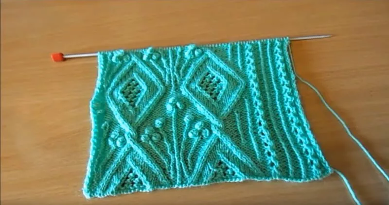 Японские узоры спицами - схемы с описанием вязания на русском красивого, ажурного японского узора спицами