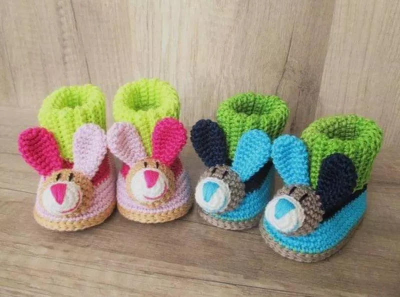 Пинетки крючком - пошаговые мастер-классы для начинающих и схемы с описанием вязания простых пинеток для новорожденных