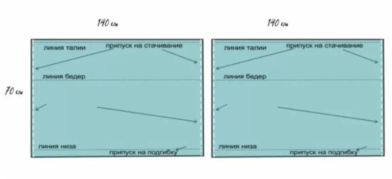 Юбка в складку: выкройка - построение своими руками выкройки для начинающих и шитье юбки в складку